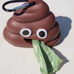 Fun & Handy Dog Poo Bag Carrier with Clip – Assorted Designs