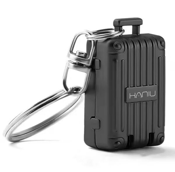 Mini Suitcase Nail Clipper Keychain